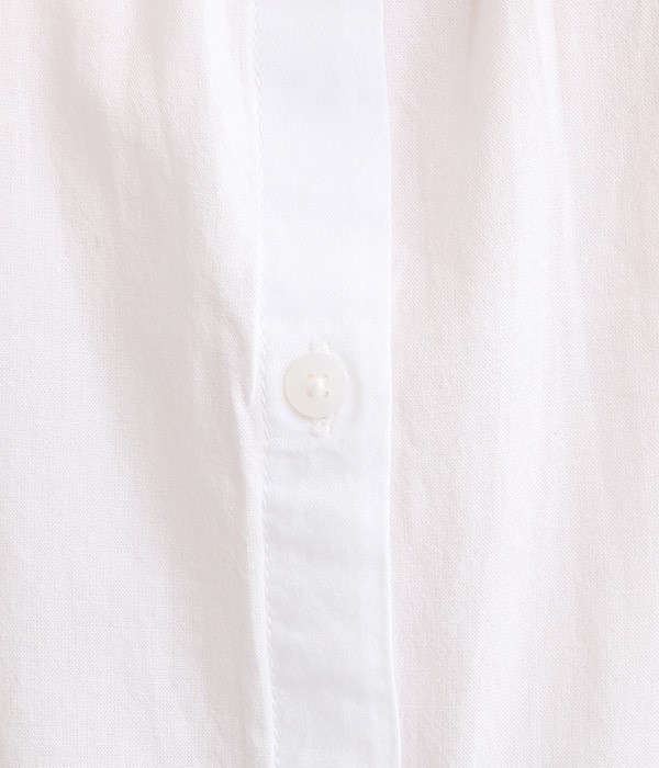 【neilikka】ローンミニ襟半袖シャツ(A・オフホワイト)