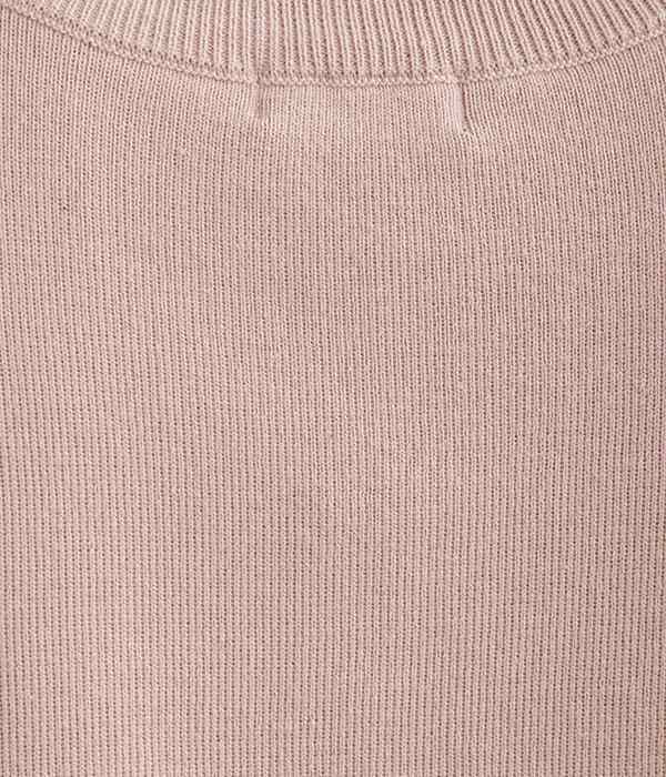 【neilikka】裾ラウンドセーター(A・ピンク)