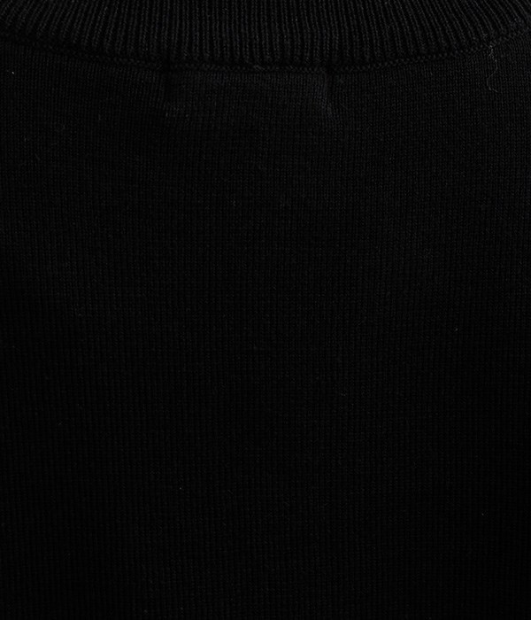 【neilikka】裾ラウンドセーター(C・ブラック)