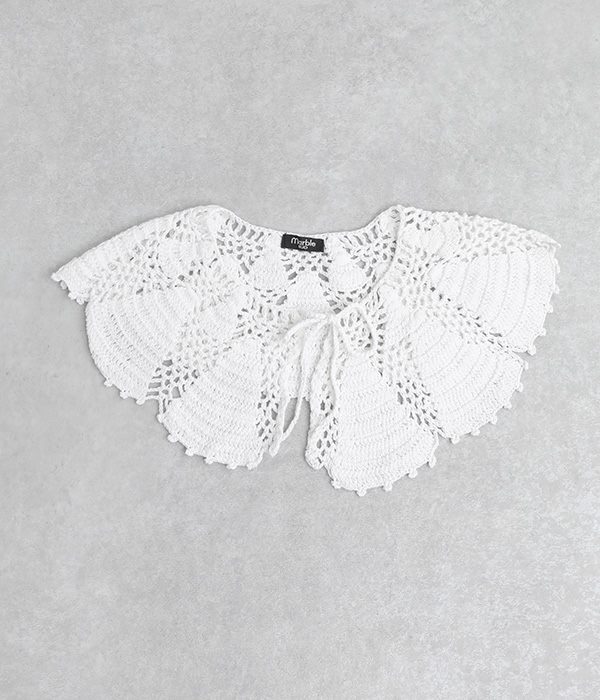 cotton lace Collar(A・ホワイト)