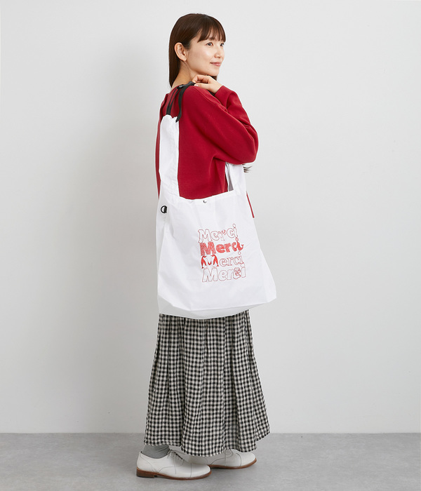 EMB　merci 2wayマルシェバッグ(A・ホワイト)