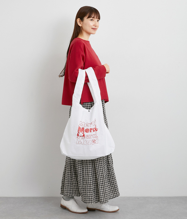 EMB　merci 2wayマルシェバッグ(A・ホワイト)