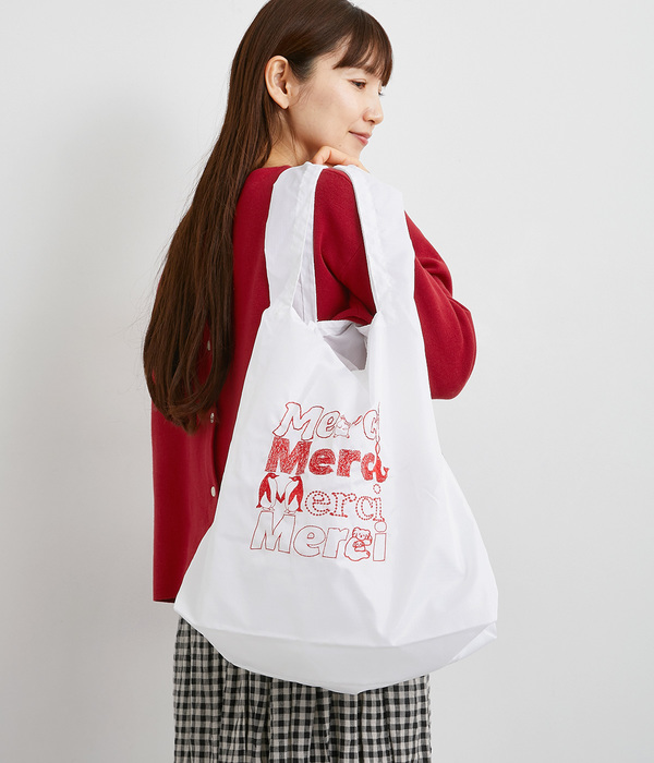 EMB　merci 2wayマルシェバッグ(A・ホワイト)