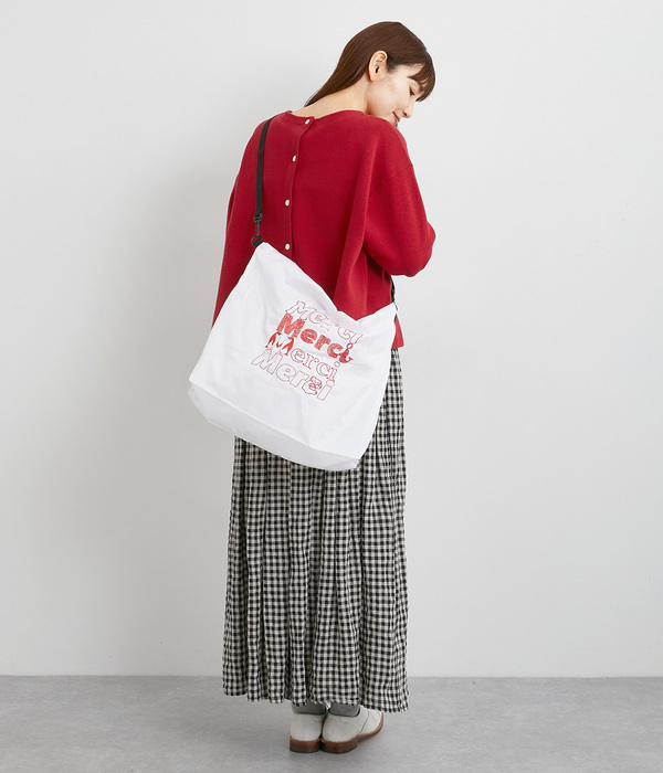 EMB　merci 2wayマルシェバッグ(A・ホワイト)
