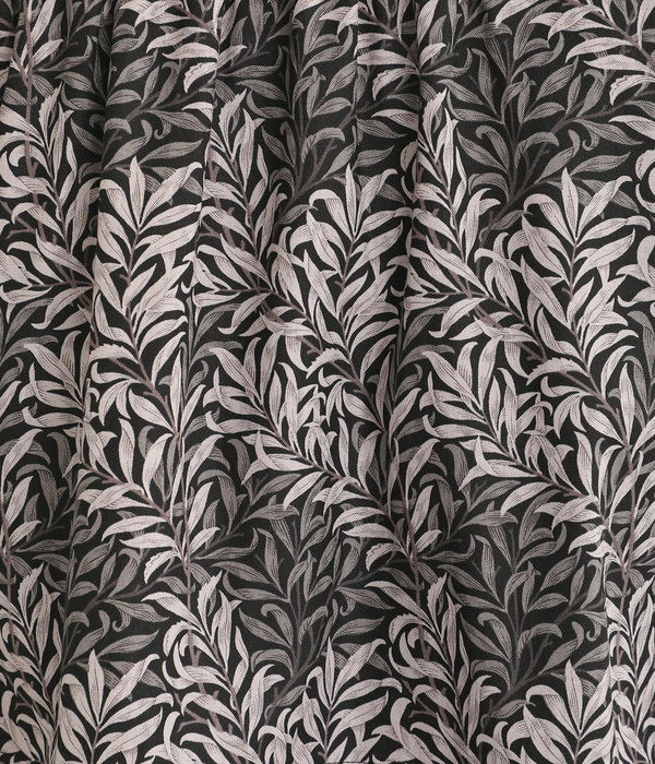 FablicByBestofMorrisウエストドロストフレンチワンピース(B・ブラック×WillowBoughs)
