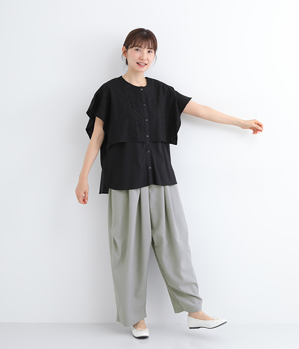 ワイドカーゴパンツ(A・ブルー)