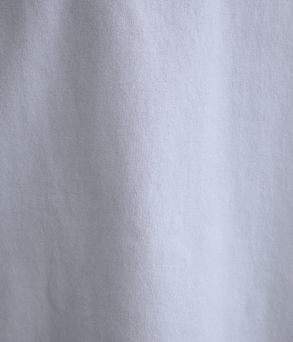 USコットンオーバーサイズロングTシャツ(Q・ライトブルー)