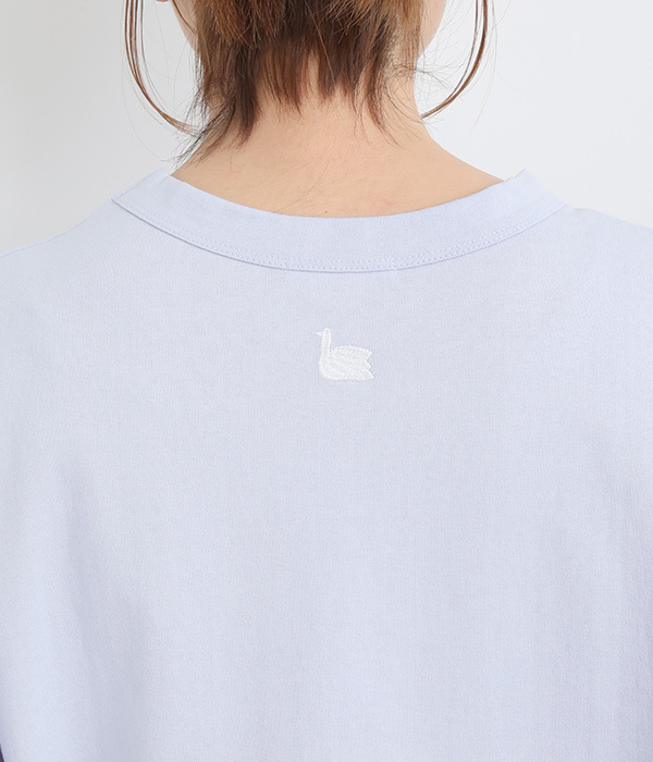 Cloche　USコットン5分袖Tシャツ(I・ライトブルー)