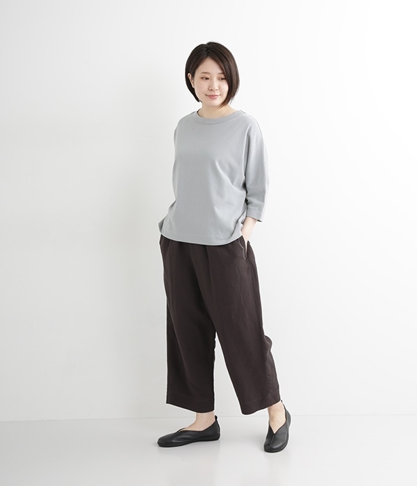 Cloche　USコットン5分袖Tシャツ(I・ライトブルー)