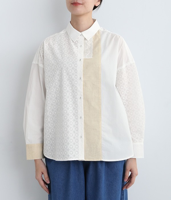 miscオーバーサイズシャツ(A・オフホワイト)