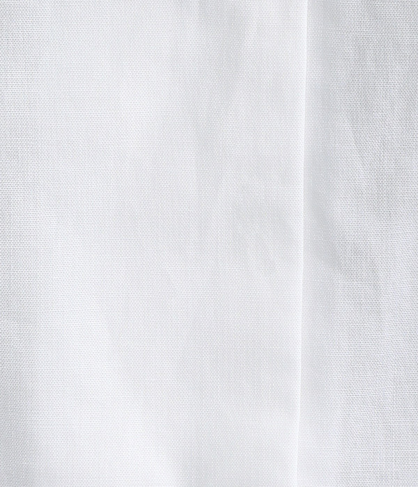 Ciel 5分カフス袖スタンドカラーシャツ(A・オフホワイト)