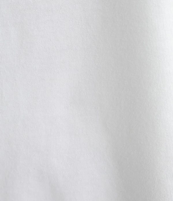 USコットン天竺布帛カフスインナーTシャツ(A・オフホワイト)