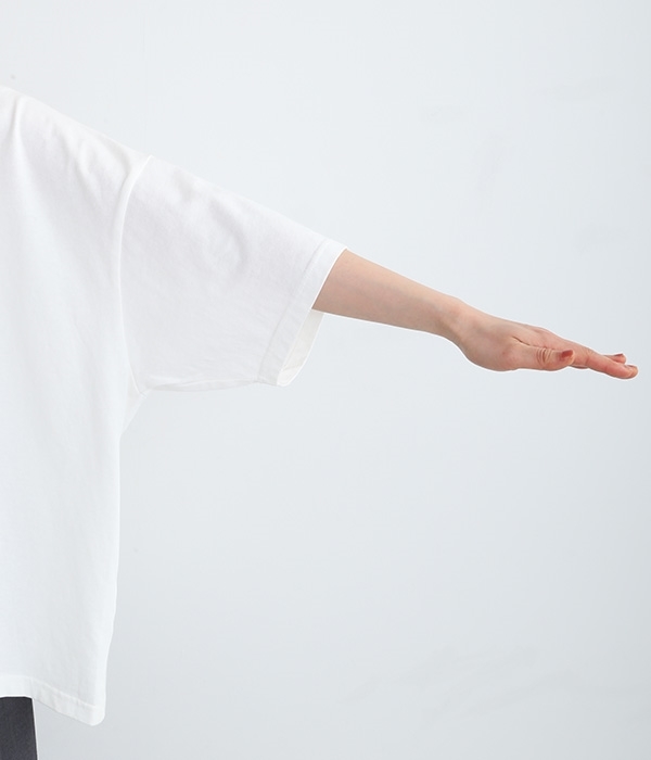 手描きinuinuTシャツ(オフホワイト)