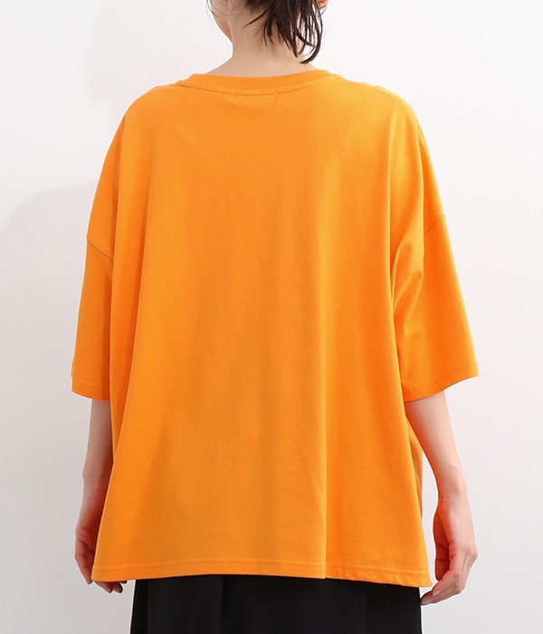 手描きinuinuTシャツ(C・オレンジ)