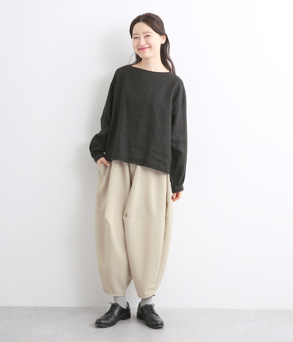 ポインテッドパンツ(A・ベージュ)｜nunuforme（ヌヌフォルム）の