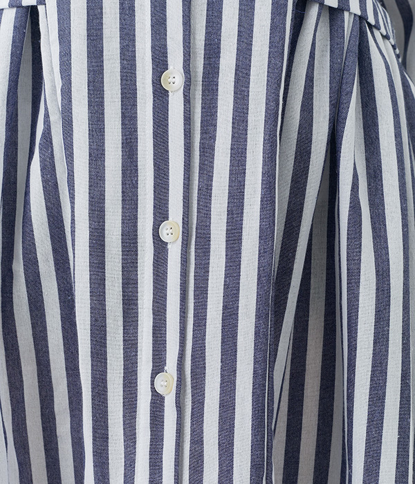 OUTLET】コットンガーゼロングシャツワンピース | COPINE