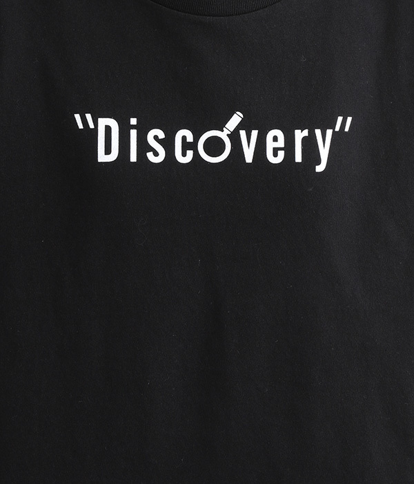 プリントT(Discovery)(B・ブラック)
