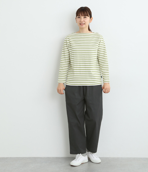 ストレッチツイル ベイカーポケットパンツ(A・グラスグリーン)