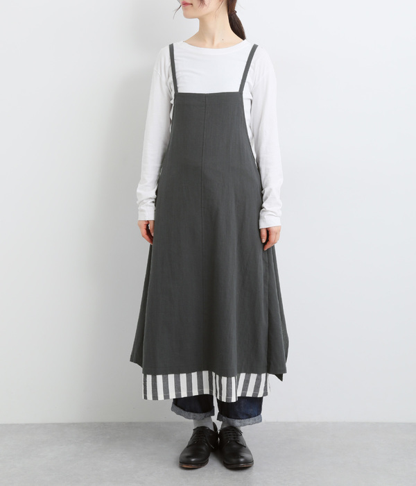 20%OFF【SALE/セール】コットンリネンレイヤードワンピース 20%OFF【SALE/セール】コットンリネンレイヤードワンピース