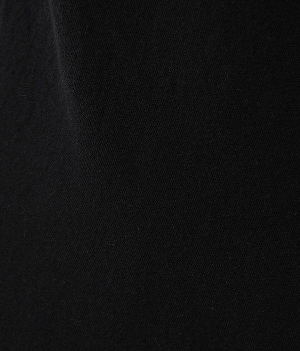 ムラ糸リサイクル天竺　ラグランTシャツ(C・ブラック)