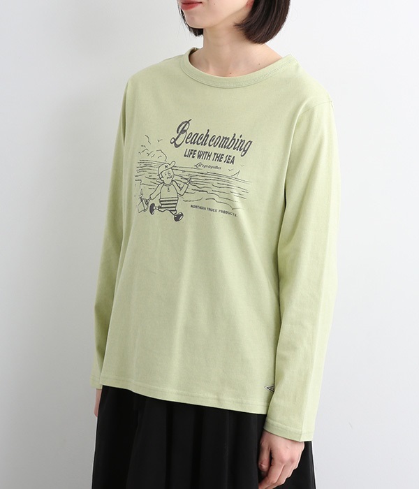 ビーチコーミングBOY Tシャツ(A・ライトグリーン)