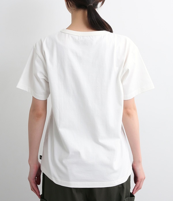 ガーデンイラストTシャツ(A・オフホワイト)