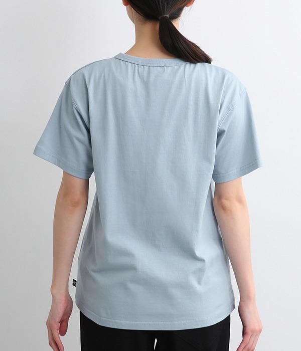 ガーデンイラストTシャツ(B・ライトブルー)
