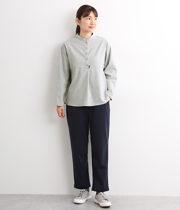多釦ヘンリープルオーバー(C・ブラック)【再入荷】｜NORTHERN