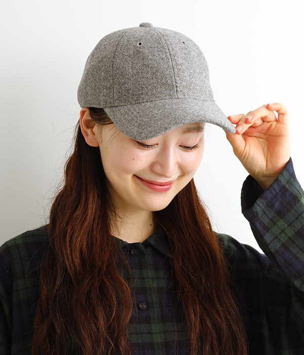 刺繍入りベースボールCAP(グレー)