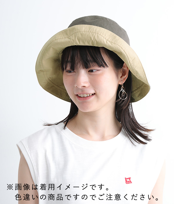 SUNNY HAT 24'(A・オリーブ×ライトグレー)