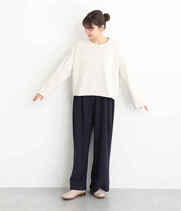 ツータックワイドパンツ(A・ネイビー)