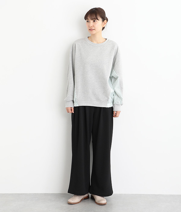 ツータックワイドパンツ(A・ネイビー)