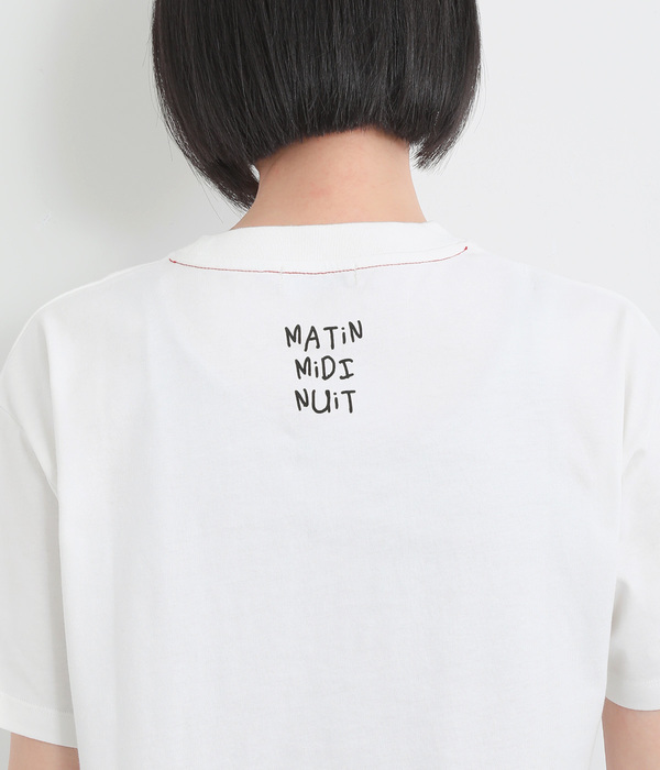 ロゴ刺繍Tシャツ(B・ブラック)