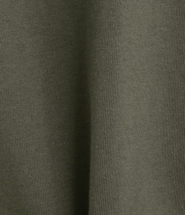 USAコットン刺繍ワイドロングTシャツ(C・ダークグレー)