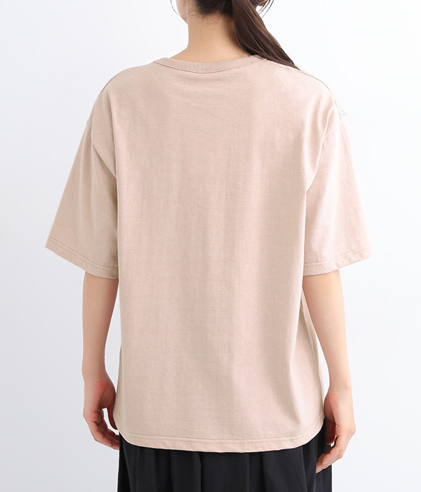 16番手天竺　BASIC半袖Tシャツ(C・ピンク)