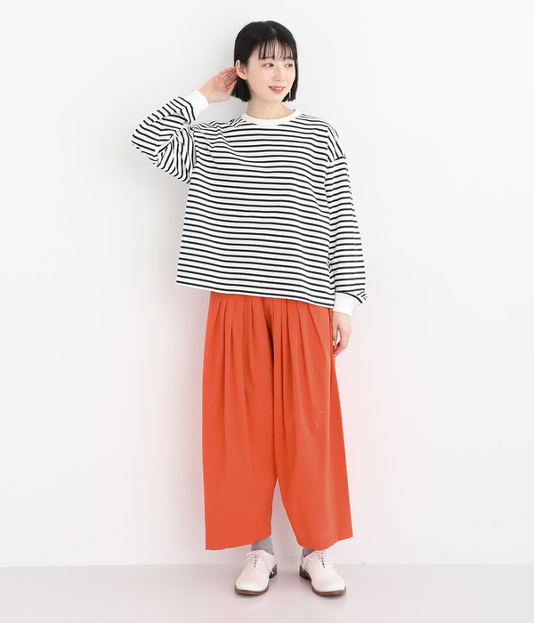 公式通販サイト - ファッション 通販 Cion】コットンジョーゼット オリエンタルパンツ(A・ブラック パンツ
