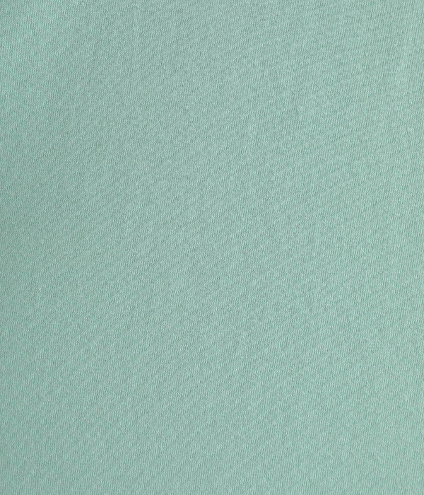 リサイクルコットン裾フレア半袖T(C・レトログリーン)