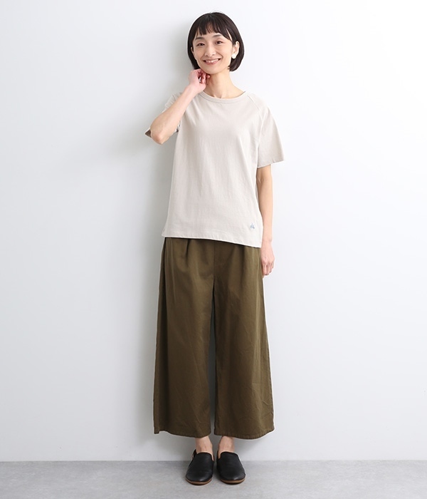 リサイクルコットンラグラン半袖TEE(D・ラベンダー)
