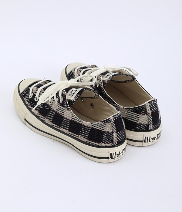 ALL STAR US WOOL PLAID OX(GRAY/NAVY/RED)