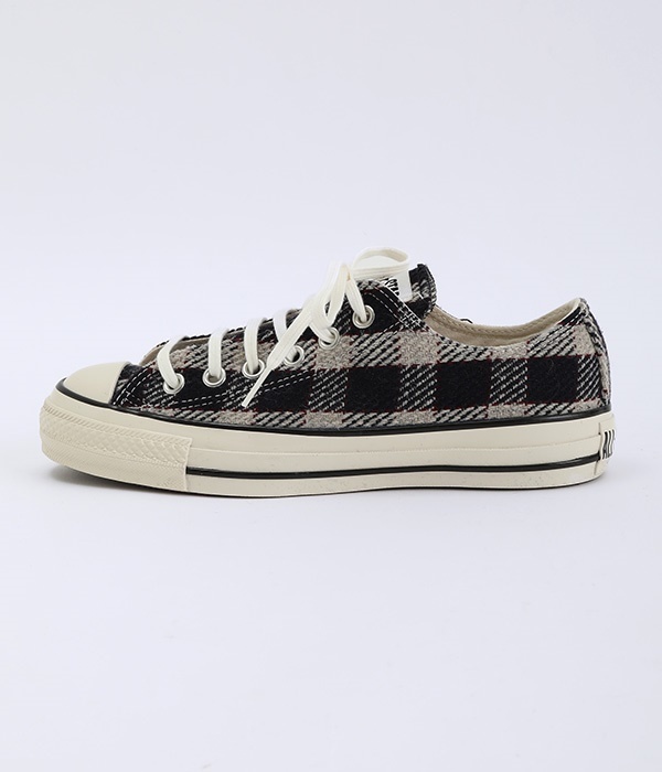 ALL STAR US WOOL PLAID OX(GRAY/NAVY/RED)