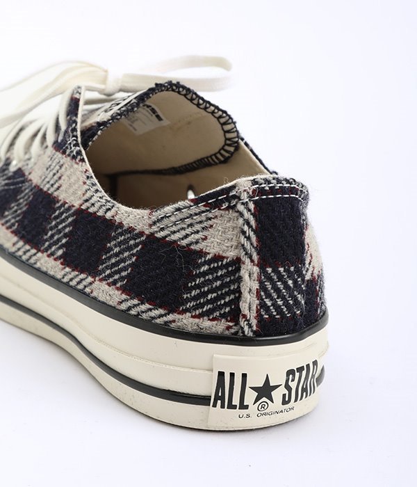 ALL STAR US WOOL PLAID OX(GRAY/NAVY/RED)