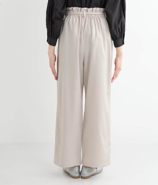 ハイウエストタックワイドパンツ(D・アイボリー)【新入荷】|nod ハイウエストタックワイドパンツ(D・アイボリー)【新入荷】|nod