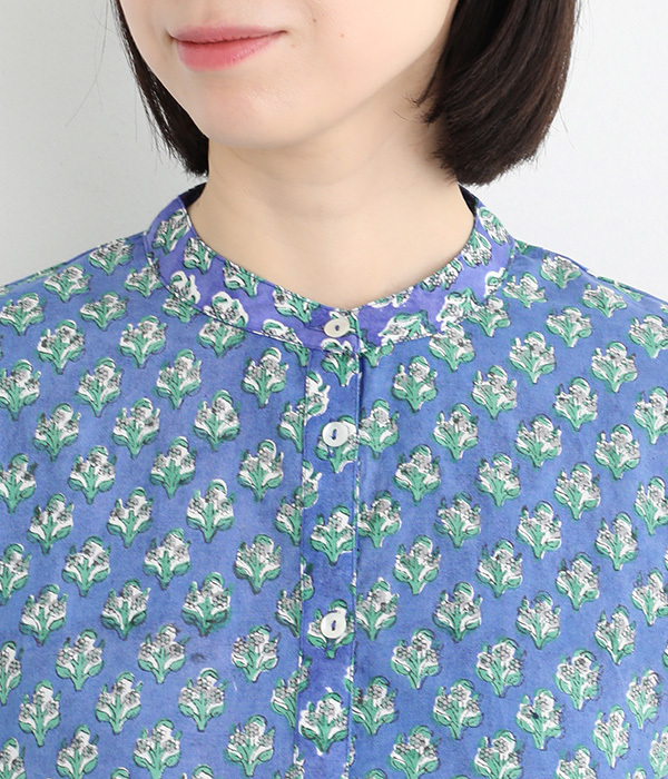 10%OFF【SALE/セール】BAGRUブロックプリントコットンワンピース 10%OFF【SALE/セール】BAGRUブロックプリントコットンワンピース