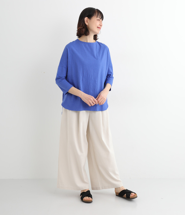 コットンスラブ天竺Tシャツ(A・ホワイト)