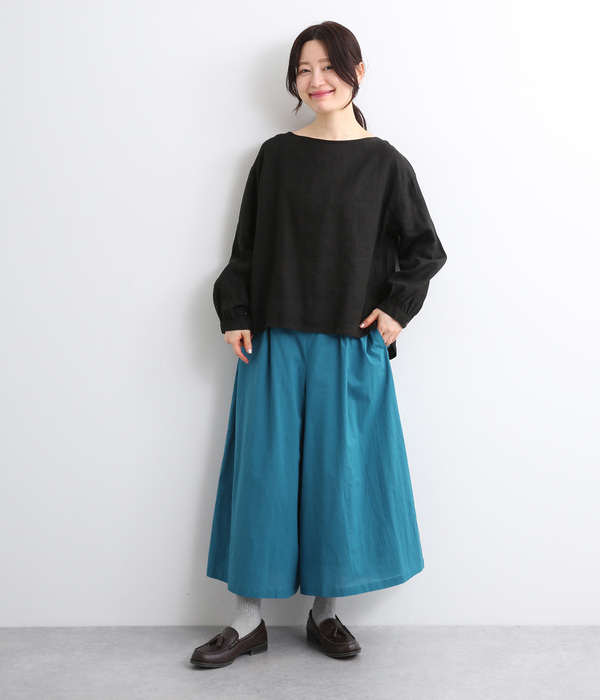 カラーコットンスカートパンツ(A・イエロー)