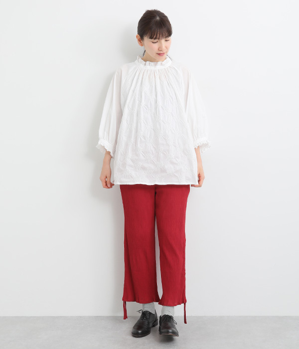 クレープパンツ(C・ホワイト)