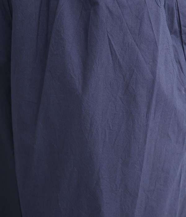 タイプライター裾タックパンツ(B・ブルー)