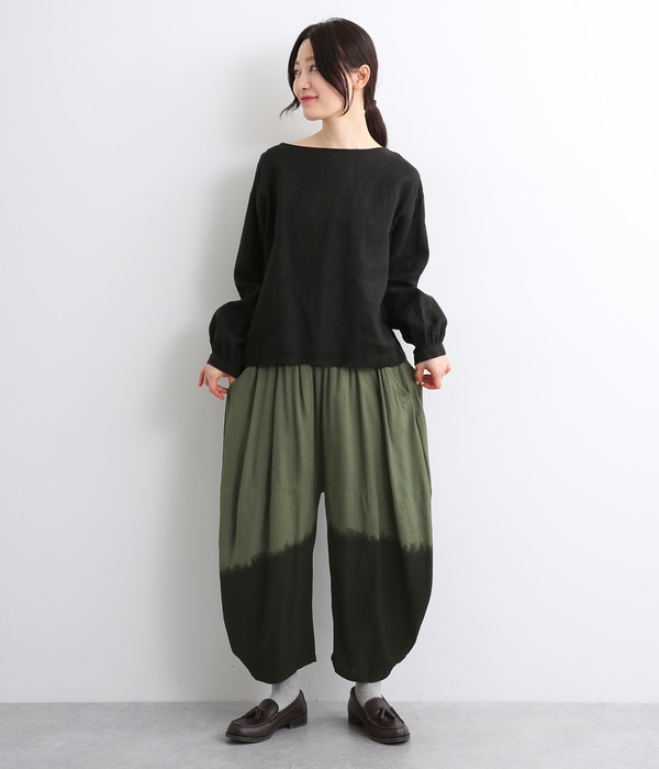 レーヨンバルーンパンツ(B・カーキ)