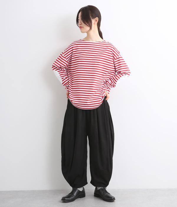 レーヨンバルーンパンツ(B・カーキ)