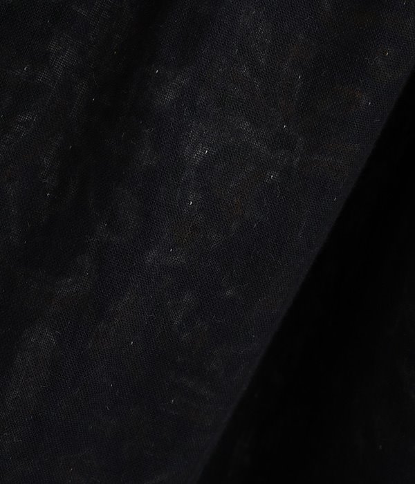 Wガーゼカラムカリプリント　リバーシブルスカート(A・ブラック)